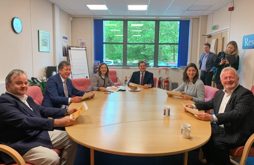 Lucy and Rt. Hon Robert Jenrick MP meet with members of the Telford Towns Fund Board